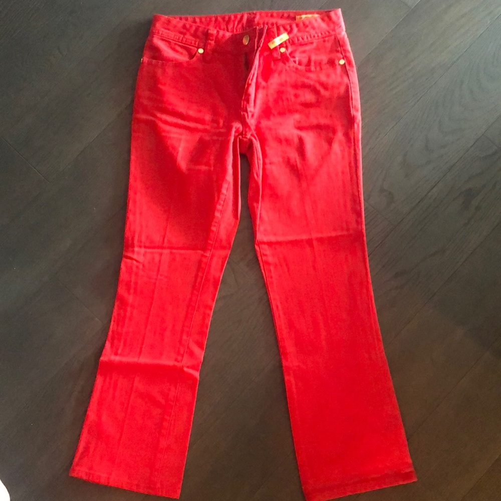 Tory Burch Cropped Slim Boot Size 26